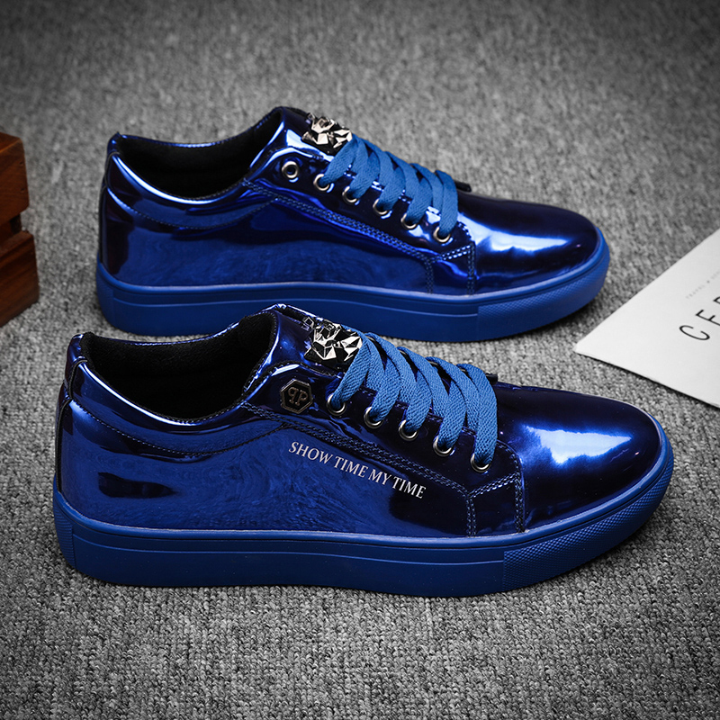 Luxury Men Casual Sneakers Blu - Luxury Men Lifestyle ulasan dan harga