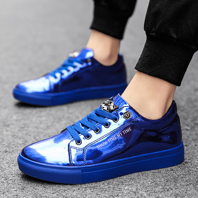 Luxury Men Casual Sneakers Blu - Luxury Men Lifestyle ulasan dan harga